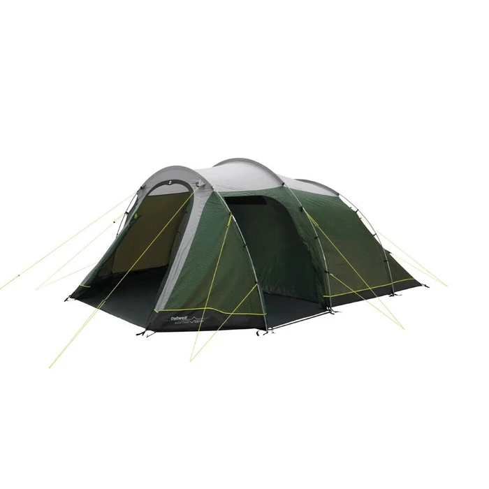 Σκηνή Camping Outwell Two Room Tunnel Tent / Earth 5 Plus / 5 person(s) / Green