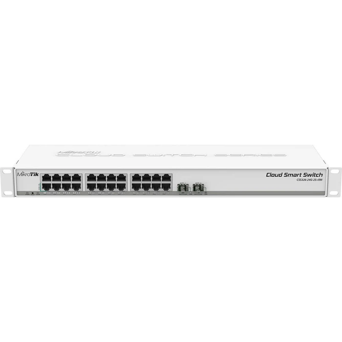 Network Switch Mikrotik CSS326-24G-2S+RM Managed (10/100/1000) (PoE) 1U White