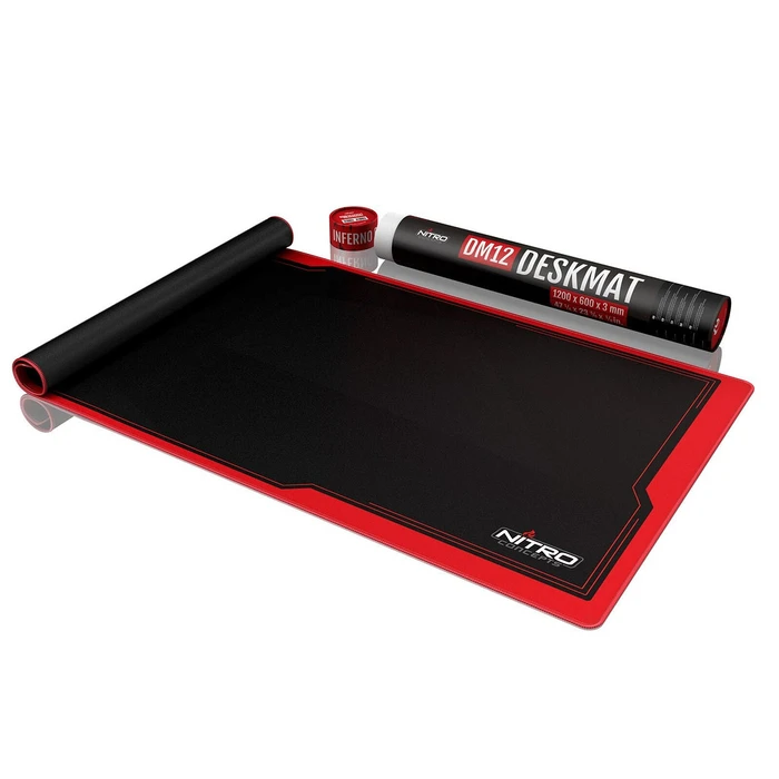 Mousepad Nitro Concepts DM12 Gaming Black, Red