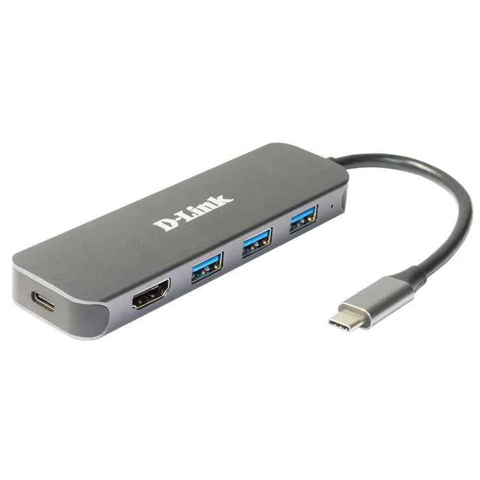 Docking Station D-Link 5-in-1 USB-C with HDMI/Power Delivery