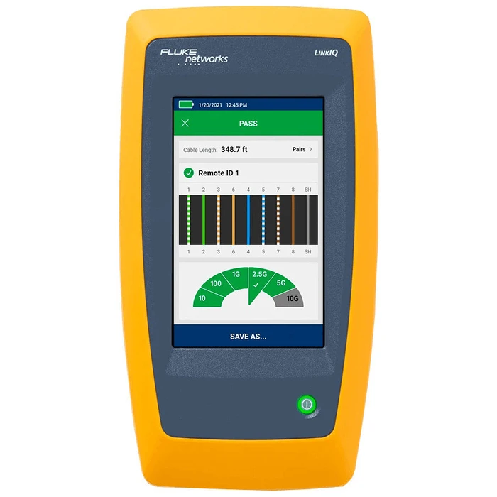 Tester for wiring qualification, diagnostics of network devices LinkIQ