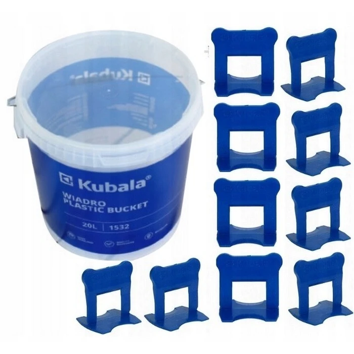 Αλφαδοποίηση Πλακιδίων Tile leveling clips 800 pcs + bucket