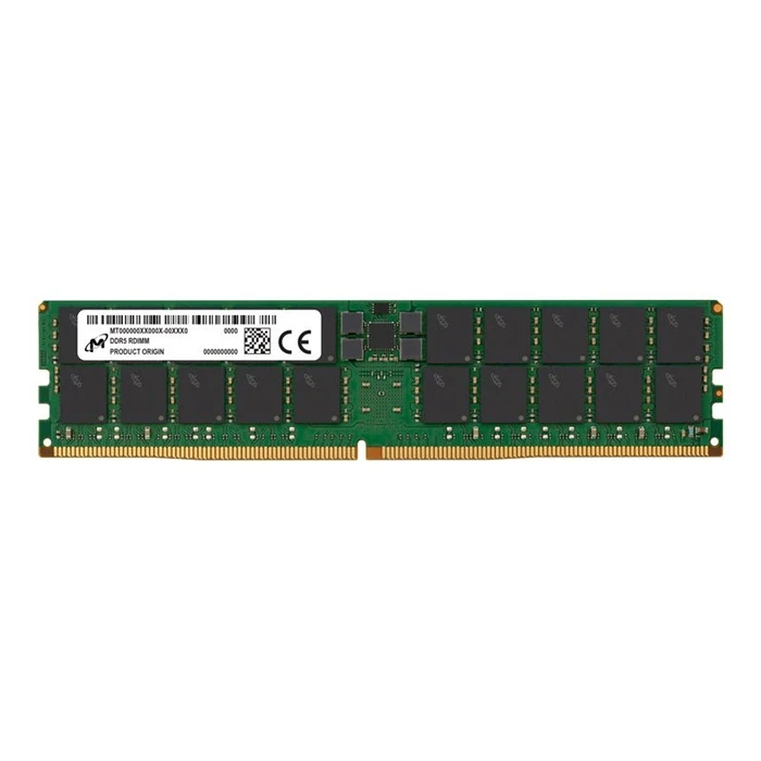Μνήμη RAM Σταθερού DDR5 64GB Micron RDIMM 2Rx4 6400 CL52 (16Gbit) Single