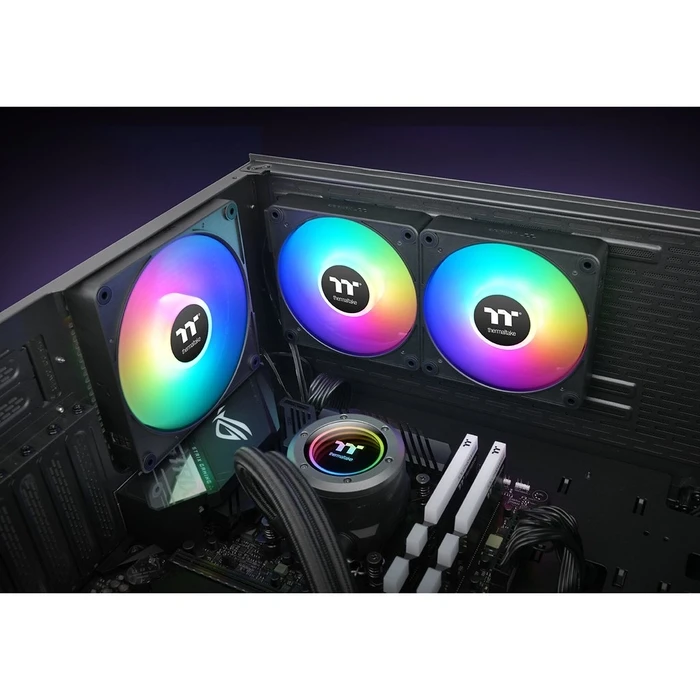 Case Fan 14cm Thermaltake CT140 EX Reverse Black 3 Pack ARGB Sync