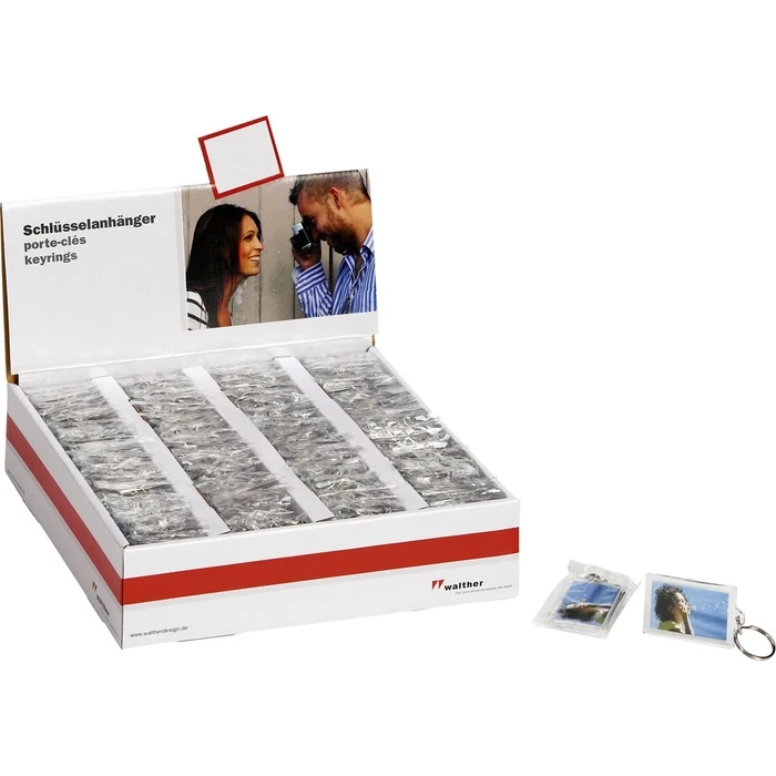 Μπρελόκ 100x1 Walther Key Ring acrylic 3,5x4,5 in Display MR192