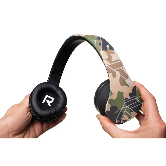 Headphones PowerLocus P2 Kids camouflage