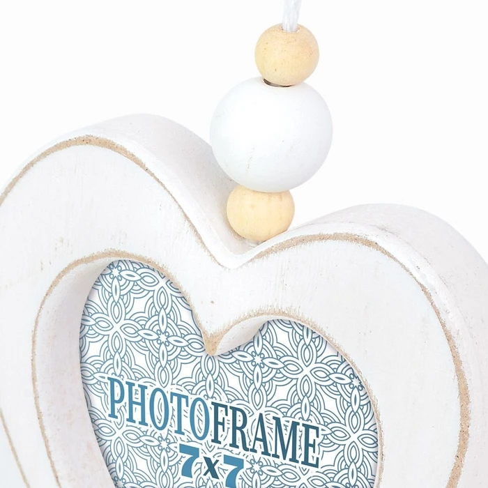 Κορνίζα ZEP Delia 3x9x9 Holz White Drei Herzen RE366