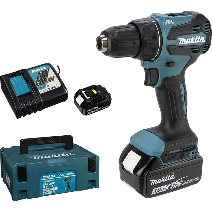 Δραπανοκατσάβιδο Makita DDF490RFJ Cordless Bohrschrauber 18V