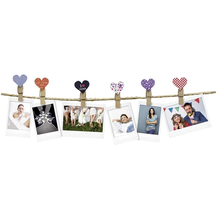Διακοσμητικό Fujifilm Instax Design Clips 10-Pack Heart