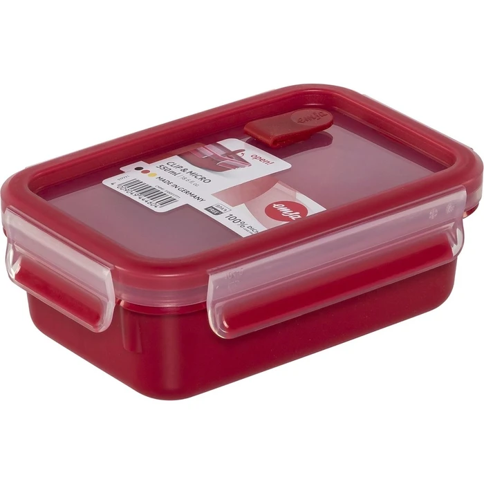 Δοχείο Φαγητού Emsa Clip&Micro 0,55 L red