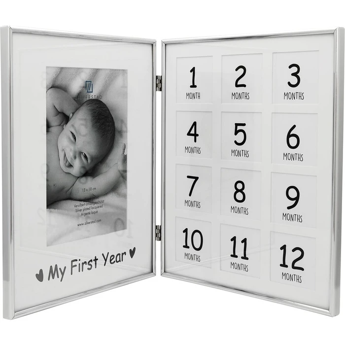 Κορνίζα Zilverstad My First Year 13Fotos Metal silver plated 7614231