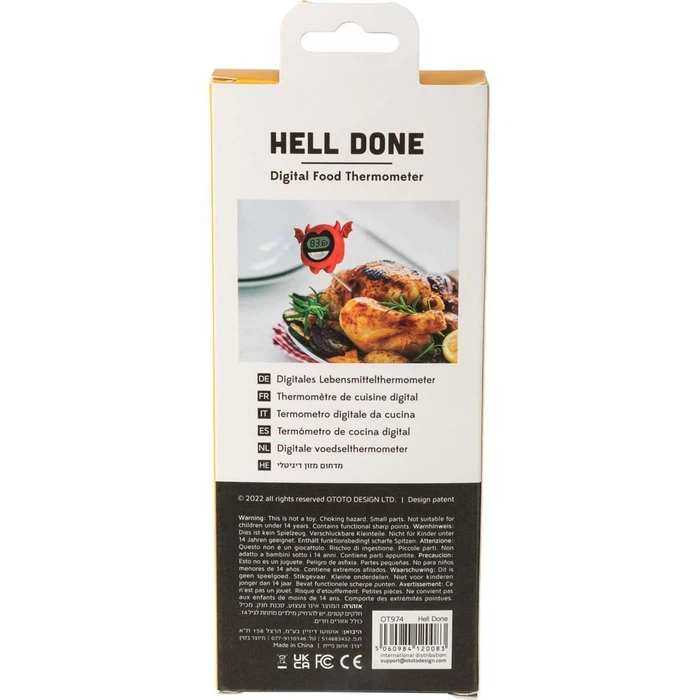 Θερμόμετρο Μαγειρικής Ototo Hell Done Digital
