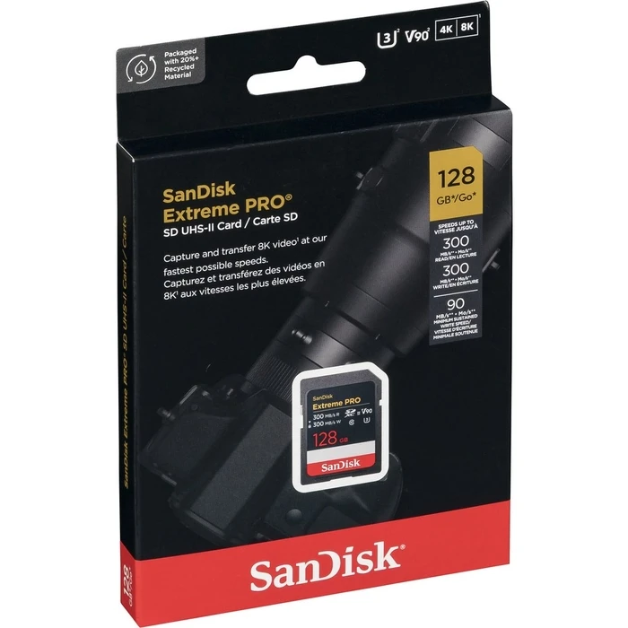 Κάρτα Μνήμης SDXC 128GB SanDisk ExtremePRO SDXCV90 UHS-II