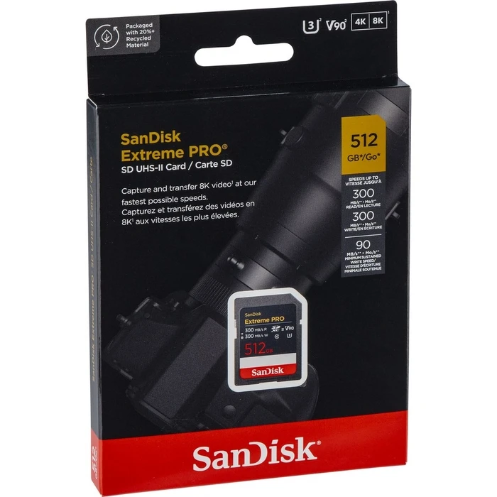 Κάρτα Μνήμης SDXC 512GB SanDisk ExtremePRO SDXCV90 UHS-II 