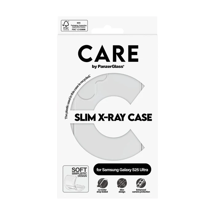 Θήκη Κινητού CARE by PanzerGlass Transparent X-Ray Soft S25 U