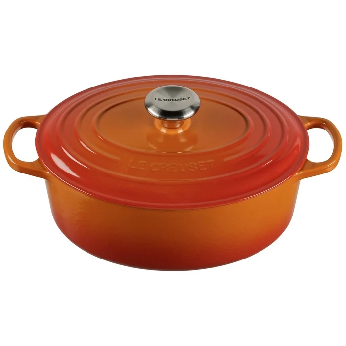 Κατσαρόλα Le Creuset Signature Casserole oval 27 cm volcanic