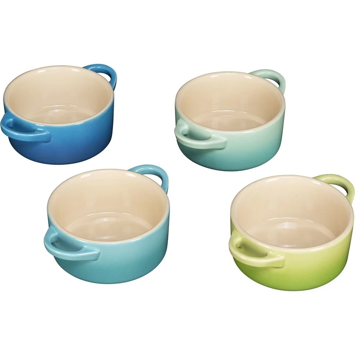 Σετ Κατσαρόλες Le Creuset Stoneware Set of 4 petite 10x5cm ocean