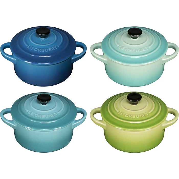 Σετ Κατσαρόλες Le Creuset Stoneware Set of 4 petite 10x5cm ocean