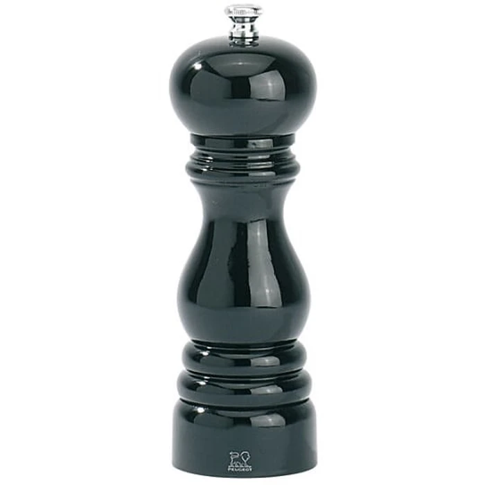 Μύλος Μπαχαρικών Peugeot Paris salt 18 cm beech wood Black lacquered