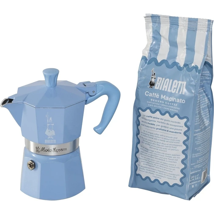 Μπρίκι Espresso Bialetti Moka Express Set Mandorla 3TZ