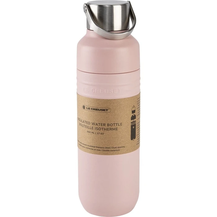 Θερμός Le Creuset Trinkflasche On The Go shell pink 500 ml