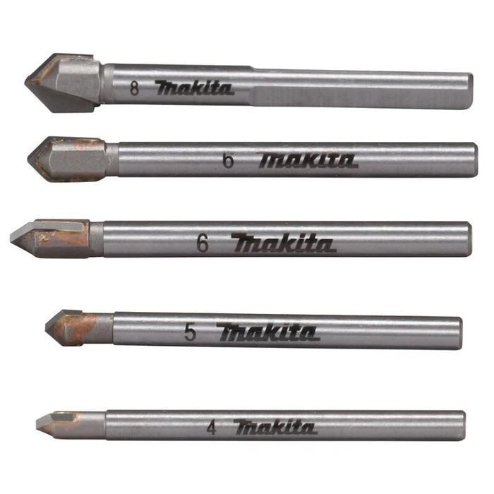 Τρυπάνια Makita E-25410 Glas-/Fliesenbohrer-Set 5-tlg.