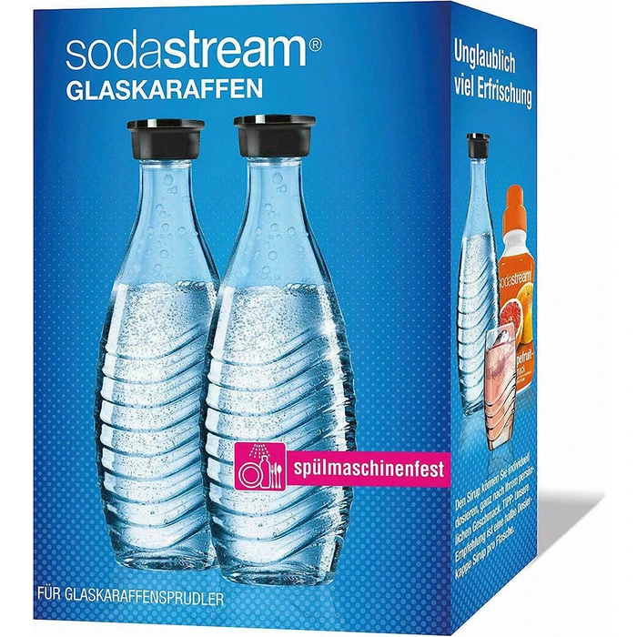 Αξεσουάρ Σόδας SodaStream Crystal Penguin Twin Pack Glass Carafe 0,7L