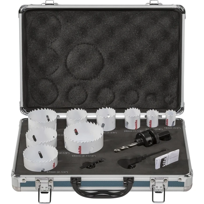 Τρυπάνια Makita D-47282 BIM Hole Saw Set 12 pieces