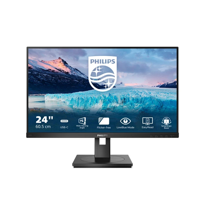 Monitor 24" Philips LED-Display S-line 243S1 - 1920 x 1080 Full HD