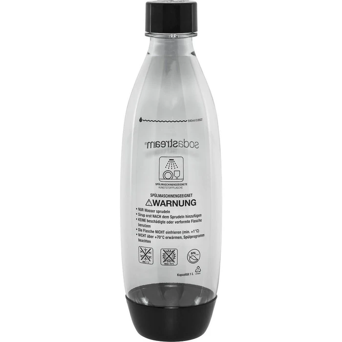 Δοχείο για Παρασκευαστή Σόδας SodaStream PET DuoPack Fuse (2 Bottles, 1L, black)