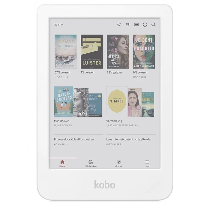 Ebook Reader Kobo Clara White (N367-KU-WH-K-CK)