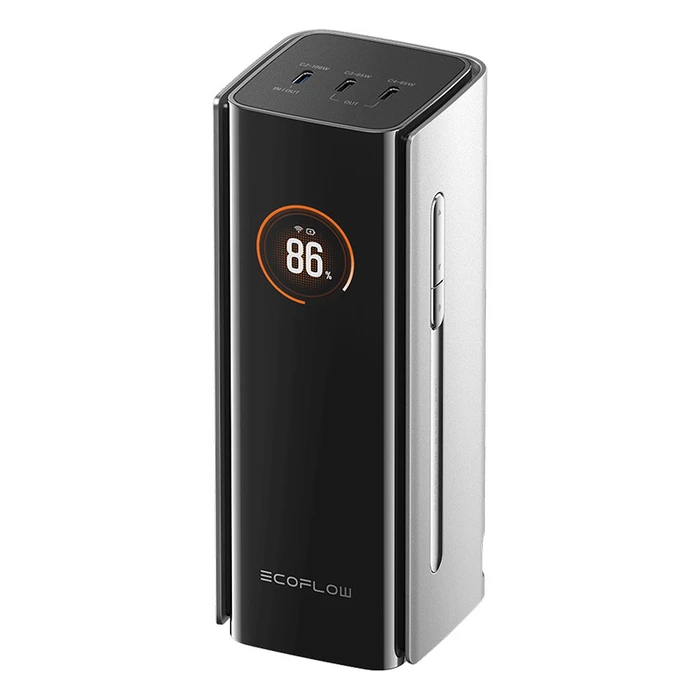 EcoFlow RAPID Pro Power Bank 20000mAh 230W with 3 USB-C Ports - Black