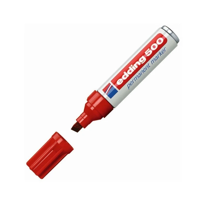 Μαρκαδόρος Edding 500 Perm Marker Red (4-500002)