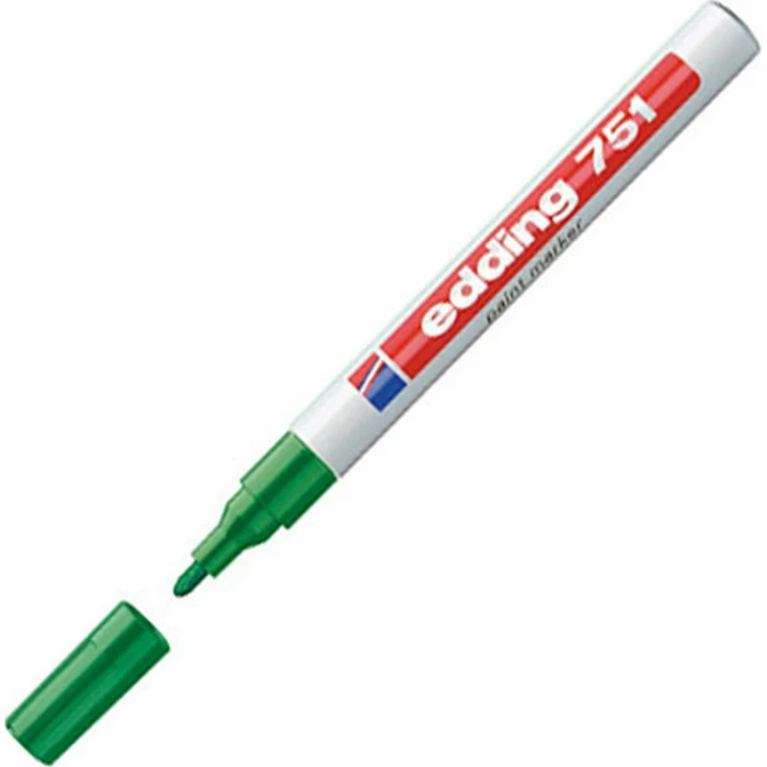 Μαρκαδόρος Edding 751 Paint Marker Green (4-751004)