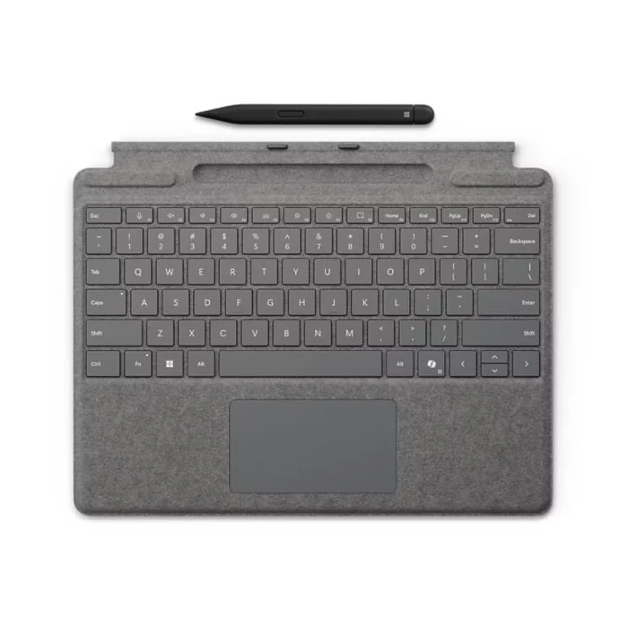 Θήκη Tablet Microsoft Surface Pro 8/9 Keyboard + Stylus / Copilot button / English / Platinum