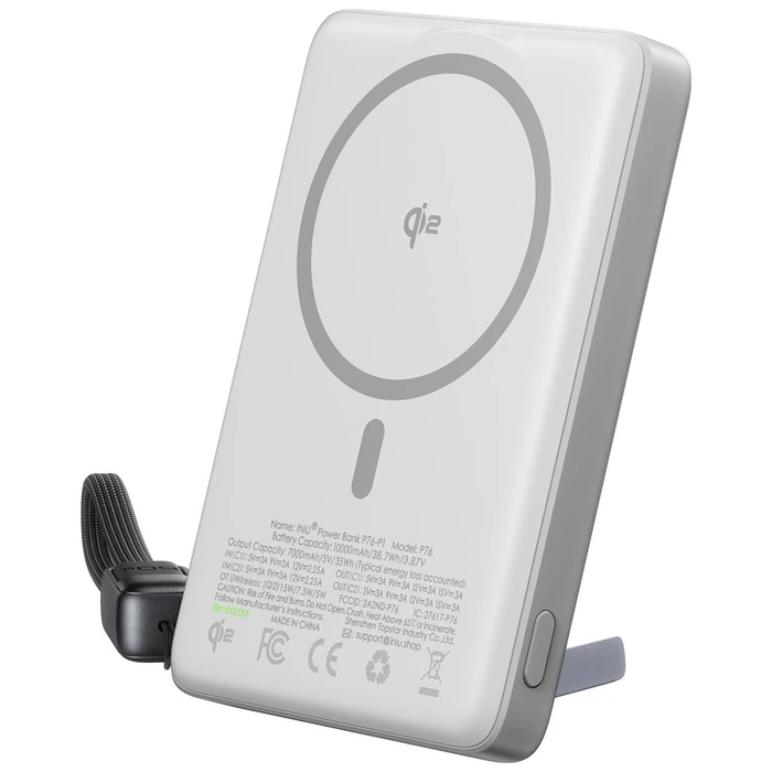 Power Bank Iniu MagPro Slim 10K Silver
