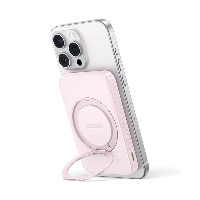 Power Bank Baseus PicoGo Qi2 5000mAh 20W Pink
