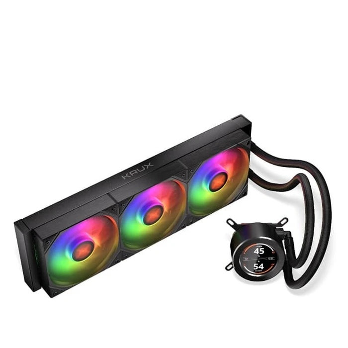 Υδρόψυξη Επεξεργαστή Krux HydroGlance 360 ARGB LCD
