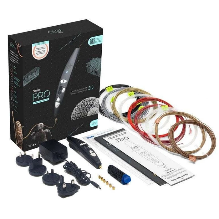 3D Printer Filament 3Doodler Pro III with 9 spools of Filament and accessories