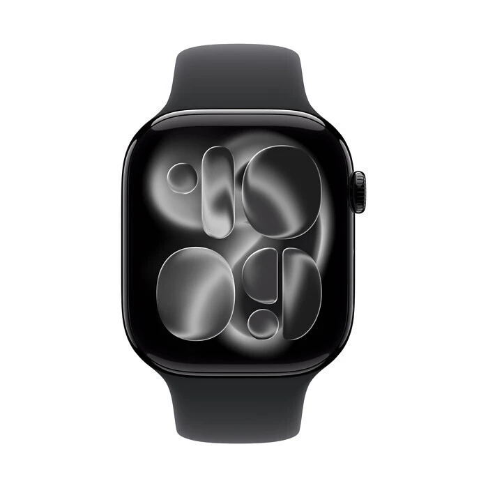Smartwatch Apple Watch Series 11 GPS + Cellular 46mm Jet Black Aluminium / Black Sport - S/M