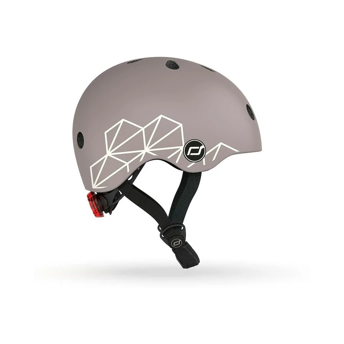 Παιδικό Κράνος Scoot & Ride XXS-S Brown Lines