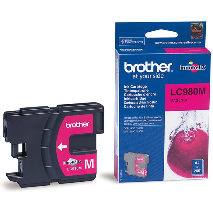 Μελάνι Brother LC-980M Magenta 260 pages (Original)