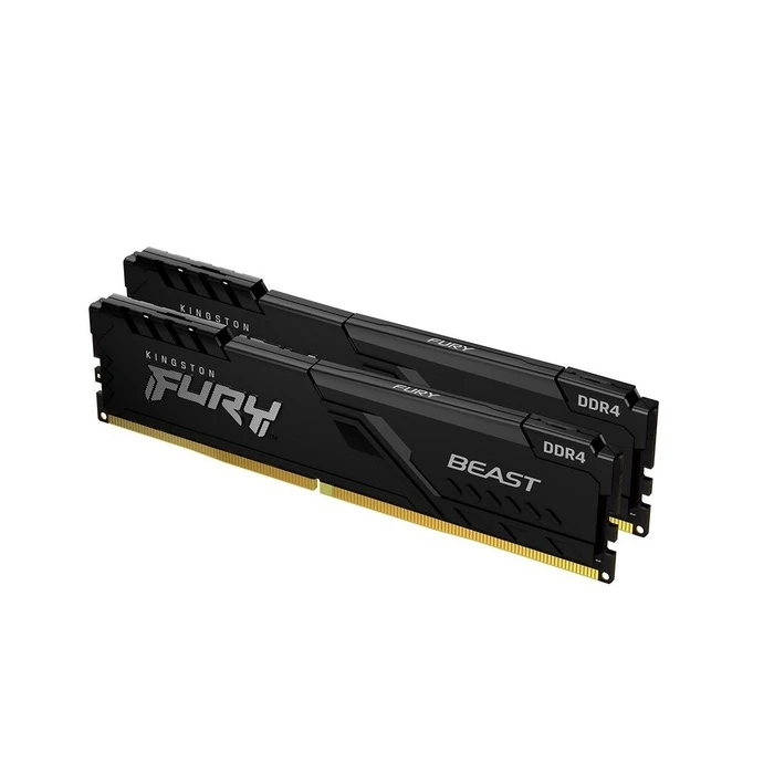 Μνήμη RAM Σταθερού DDR4 64GB Kingston 3200 CL16 (2x 32GB) Fury Beast Black