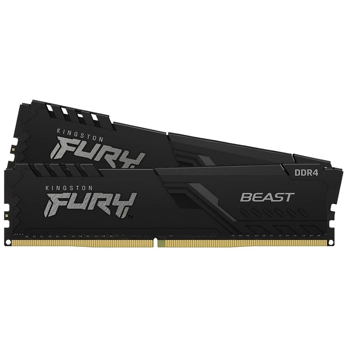 Μνήμη RAM Σταθερού DDR4 64GB Kingston 3200 CL16 (2x 32GB) Fury Beast Black