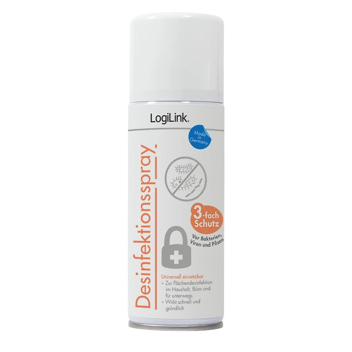 Σπρέι Καθαρισμού Γραφείου Logilink Disinfectant for Surfaces 200ml