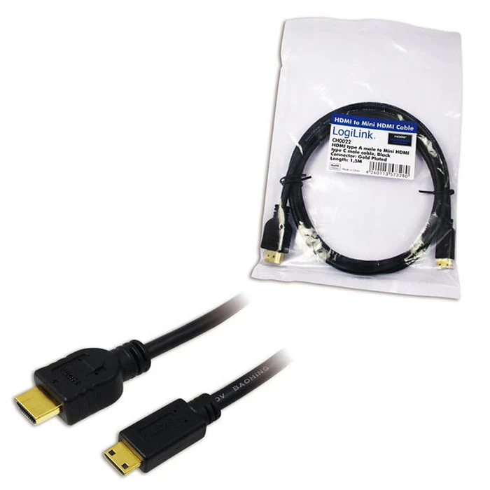 Καλώδιο HDMI Logilink  1.4 <-->  mini 2.00m