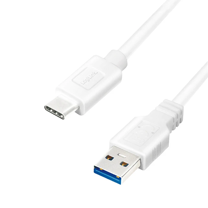 Καλώδιο USB Logilink USB-C 3.0 (M) <--> USB-A (M) 0.15m White