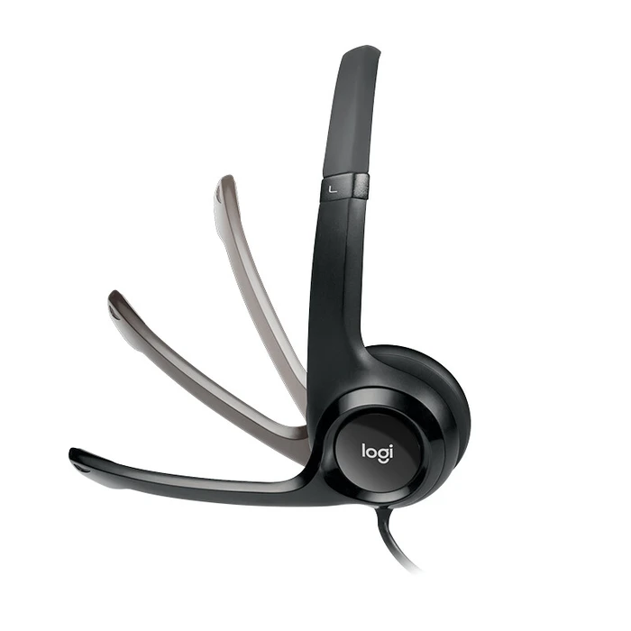Multimedia Headset Logitech Stereo H390 USB-C Black