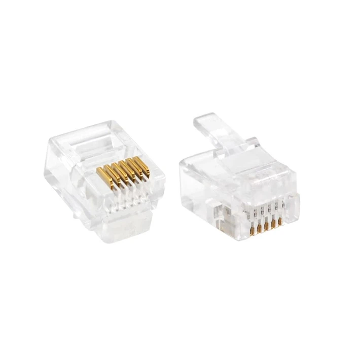 Βύσματα Τηλεφωνικό Logilink Patchplug RJ12 6-polig Unshielded 100pcs.