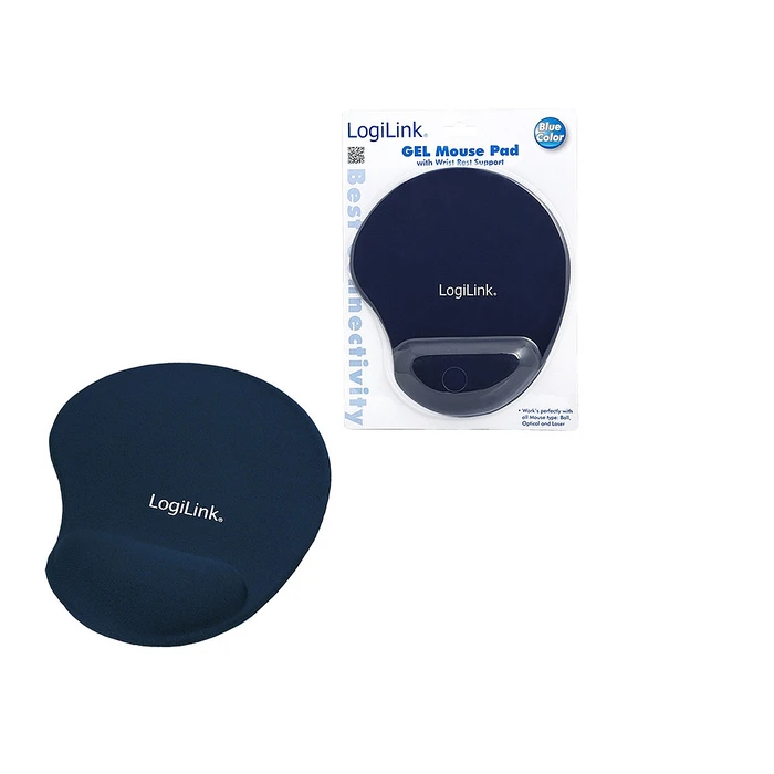 Mousepad Logilink Wristpad Blue